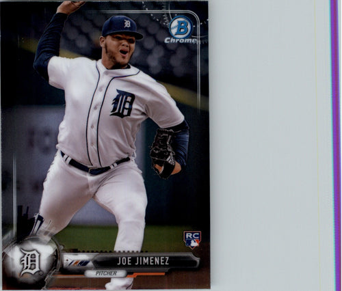 2017 Bowman Chrome Joe Jimenez RC Detroit Tigers #18