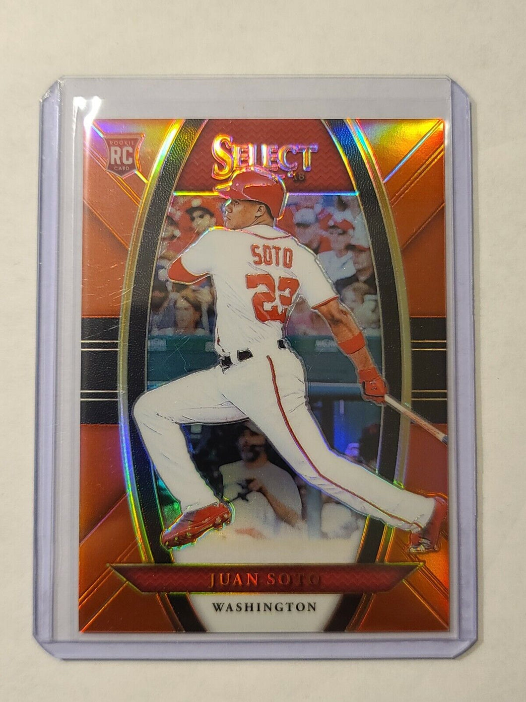 2018 PANINI CHRONICLES SELECT-RED PRIZM #15 JUAN SOTO RC #/99 (NF01)