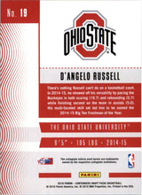 Load image into Gallery viewer, 2016-17 Panini Contenders Draft Picks D&#39;Angelo Russell Ohio State Buckeyes #19