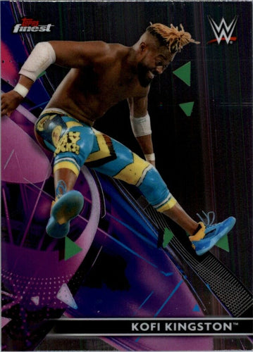 2021 Topps Finest WWE Kofi Kingston #19