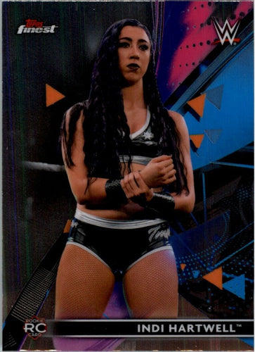 2021 Topps Finest WWE Indi Hartwell RC #84