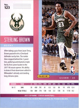 Load image into Gallery viewer, 2017-18 Panini Status Sterling Brown RC Milwaukee Bucks #123