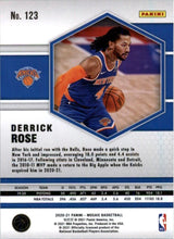 Load image into Gallery viewer, 2020-21 Panini Mosaic Derrick Rose New York Knicks #123