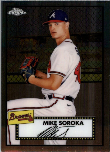 2021 Topps Chrome Platinum Anniversary Mike Soroka Atlanta Braves #235