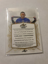 Load image into Gallery viewer, 2020 Leaf Trinity Yoelqui Cespedes Bronze Auto XRC White Sox Top Prospect Nice!