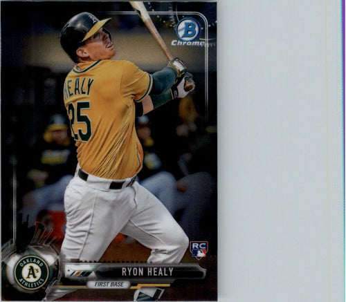 2017 Bowman Chrome Ryon Healy RC Oakland Athletics #30