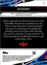 Load image into Gallery viewer, 2021 Topps Finest WWE Ricochet #33