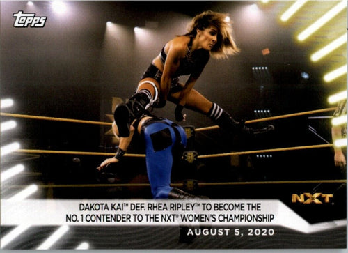 2021 Topps WWE Women's Division Dakota Kai #55