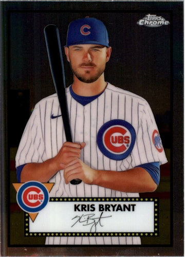 2021 Topps Chrome Platinum Anniversary Kris Bryant Chicago Cubs #186
