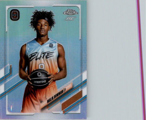 2021-22 Topps Now Overtime Elite Malik Bowman RC #D5