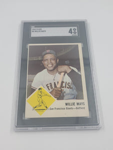 1963 Fleer #5 Willie Mays SGC 4 Giants