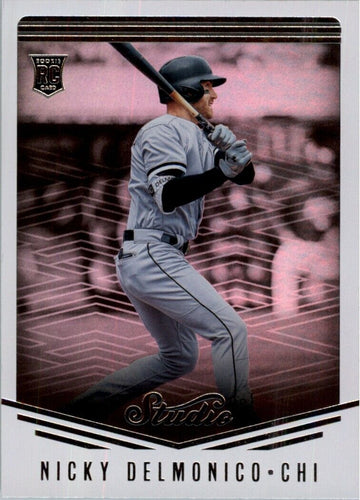 2018 Panini Chronicles Studio Red Nicky Delmonico RC Chicago White Sox #14
