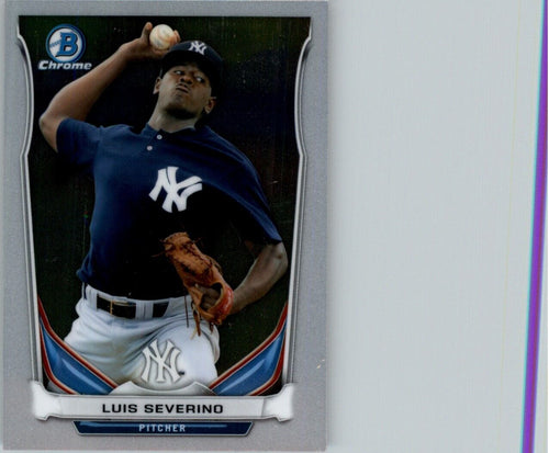 2014 Bowman Draft Picks & Prospects Chrome Top Luis Severino New York Yankees