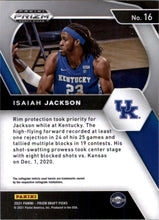 Load image into Gallery viewer, 2021-22 Panini Prizm Draft Isaiah Jackson RC Kentucky Wildcats #117