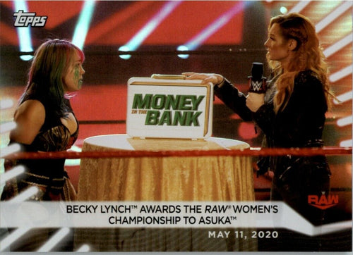 2021 Topps WWE Women's Division Becky Lynch Asuka #16