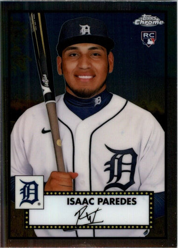 2021 Topps Chrome Platinum Anniversary Isaac Paredes Detroit Tigers #40