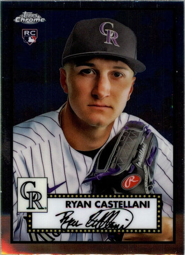 2021 Topps Chrome Platinum Anniversary Ryan Castellani RC Colorado Rockies #38
