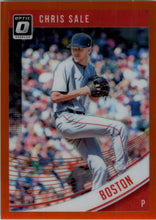 Load image into Gallery viewer, 2018 Donruss Optic Orange Chris Sale 183/199 Boston Red Sox #106