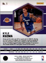 Load image into Gallery viewer, 2020-21 Panini Mosaic Kyle Kuzma Los Angeles Lakers #1
