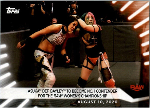 2021 Topps WWE Women's Division asuka Bailey #56