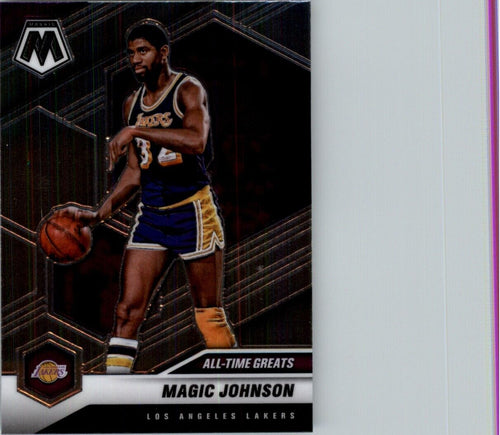 2020-21 Panini Mosaic Magic Johnson Los Angeles Lakers #288