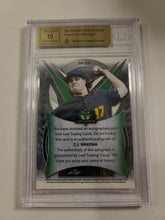 Load image into Gallery viewer, 2019 Leaf Valiant Draft TJ SIKKEMA Purple Prismatic RC Auto /15 Yankees BGS 9.5