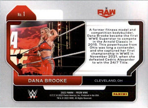 2022 Panini WWE Prizm Dana Brooke #1