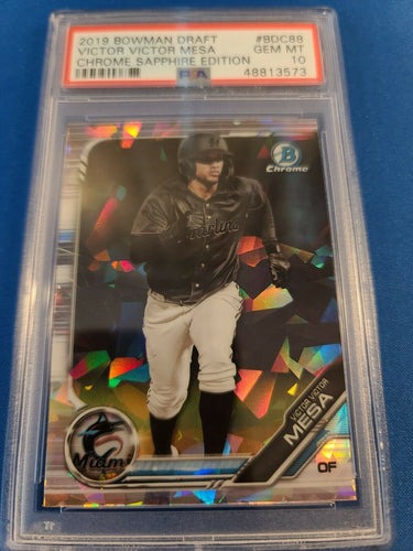 2019 Bowman Draft Sapphire Edition Victor Mesa RC Prospects #BDC88 PSA 10 GEM MT