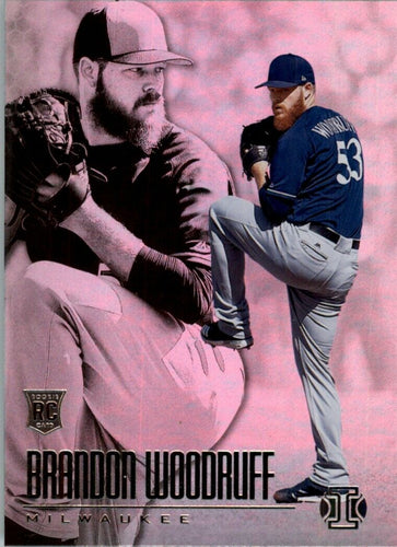 2018 Panini Chronicles Illusions Brandon Woodruff RC Milwaukee Brewers #28
