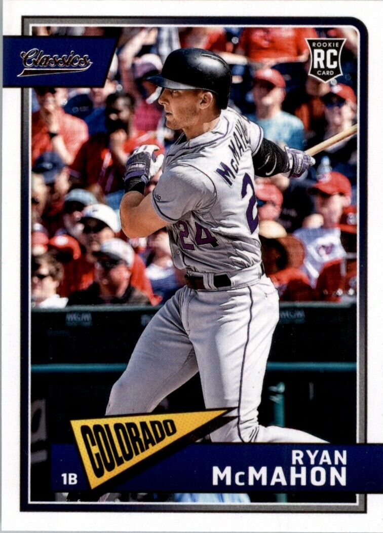 2018 Panini Chronicles Classics Ryan McMahon Colorado Rockies #4