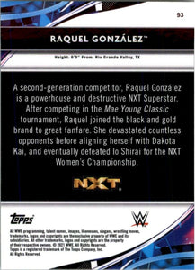 2021 Topps Finest WWE Raquel Gonzalez #93