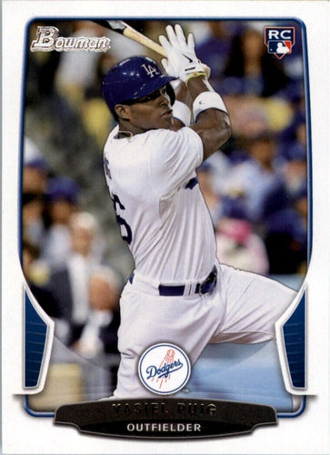 2013 Bowman Draft Picks & Prospects Yasiel Puig RC Los Angeles Dodgers #1