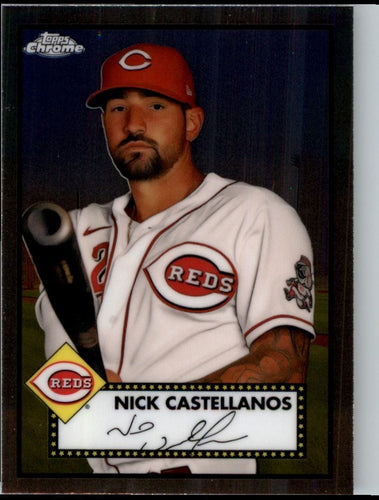 2021 Topps Chrome Platinum Anniversary Nick Castellanos Cincinnati Reds #249