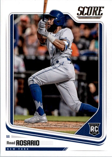 2018 Panini Chronicles Score Amed Rosario RC New York Mets #3