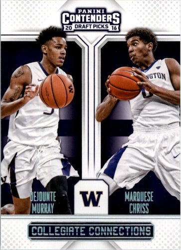 2016-17 Panini Contenders Draft Picks Collegiate Connections Dejounte