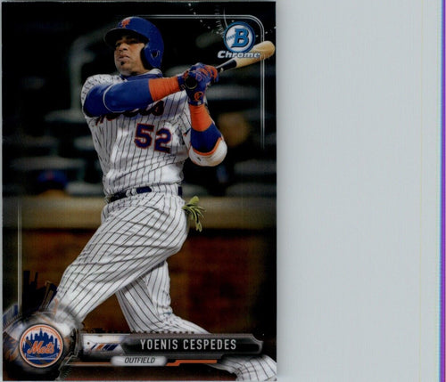 2017 Bowman Chrome Yoenis Cespedes New York Mets #36
