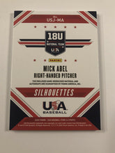 Load image into Gallery viewer, 2020 Stars &amp; Stripes Mick Abel Auto Relic 18u USA BASEBALL #’d /25