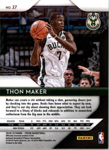 Load image into Gallery viewer, 2018-19 Panini Prizm Thon Maker Milwaukee Bucks #27