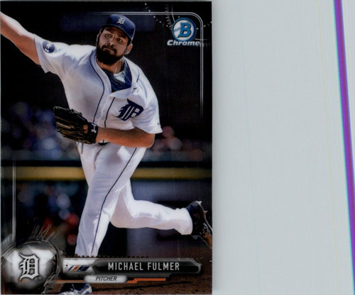 2017 Bowman Chrome Michael Fulmer Detroit Tigers #58