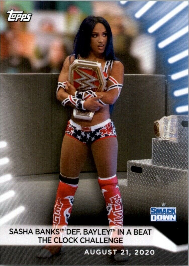 2021 Topps WWE Women's Division Sasha Banks #62