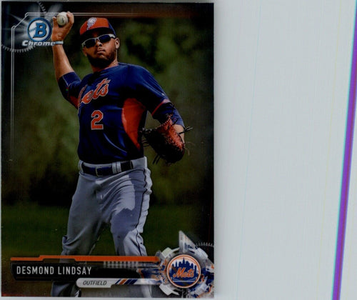 2017 Bowman Chrome Prospects Desmond Lindsay New York Mets #BCP179
