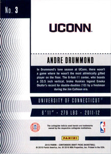 2015-16 Panini Absolute Andre Drummond Detroit Pistons #62