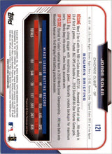 Load image into Gallery viewer, 2015 Bowman Jorge Soler Chicago Cubs #121