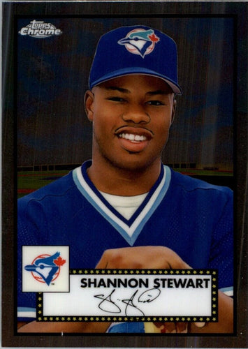 2021 Topps Chrome Platinum Anniversary Shannon Stewart Toronto Blue Jays #575