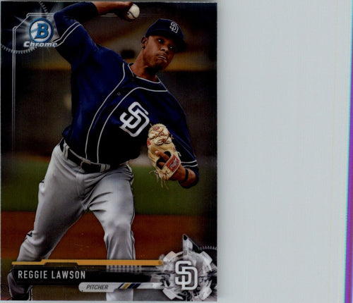 2017 Bowman Chrome Prospects Reggie Lawson San Diego Padres #BCP165