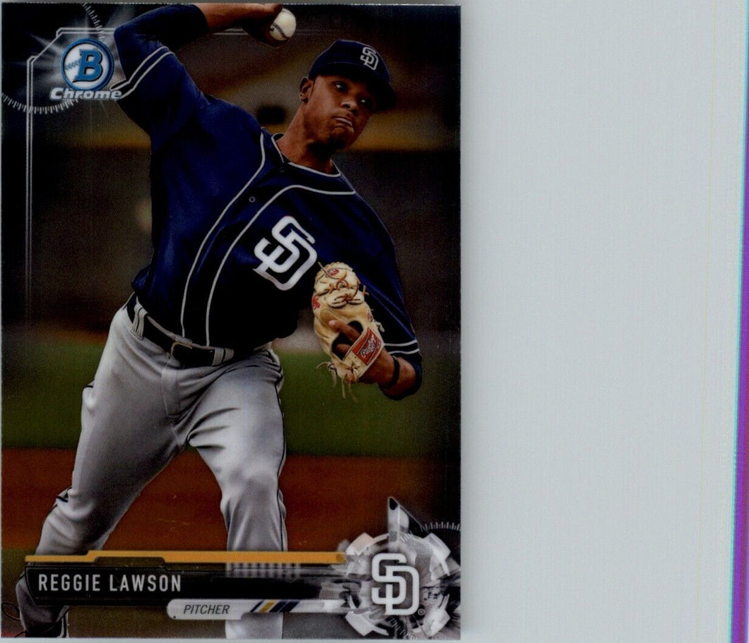 2017 Bowman Chrome Prospects Reggie Lawson San Diego Padres #BCP165