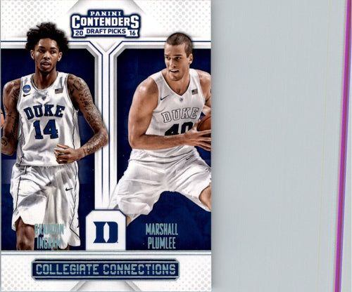 2016-17 Panini Contenders Draft Picks Collegiate Connections Brandon