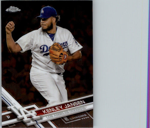 2017 Topps Chrome Kenley Jansen Los Angeles Dodgers #91