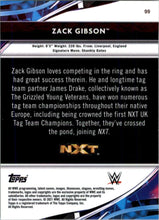 Load image into Gallery viewer, 2022 Topps Finest WWE Zack Gibson #99