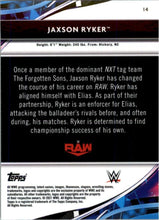Load image into Gallery viewer, 2021 Topps Finest WWE Jaxson Ryker #14 atomic refractor